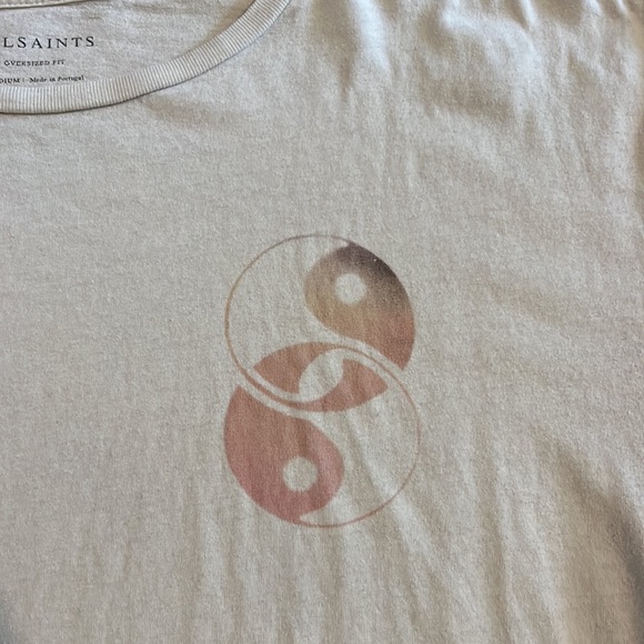 All saints oversized fit graphic tshirt - Picture 2 of 4